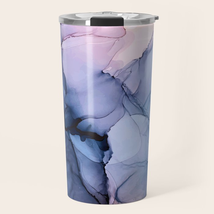 Captivating 1 - Alcohol Ink Painting Travel Mug