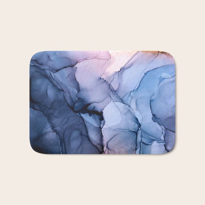 Captivating 1 - Alcohol Ink Painting Bath Mat