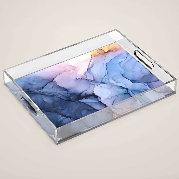 Captivating 1 - Alcohol Ink Painting Acrylic Tray