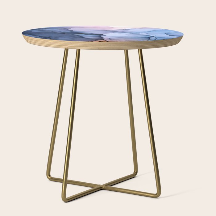 Captivating 1 - Alcohol Ink Painting Side Table