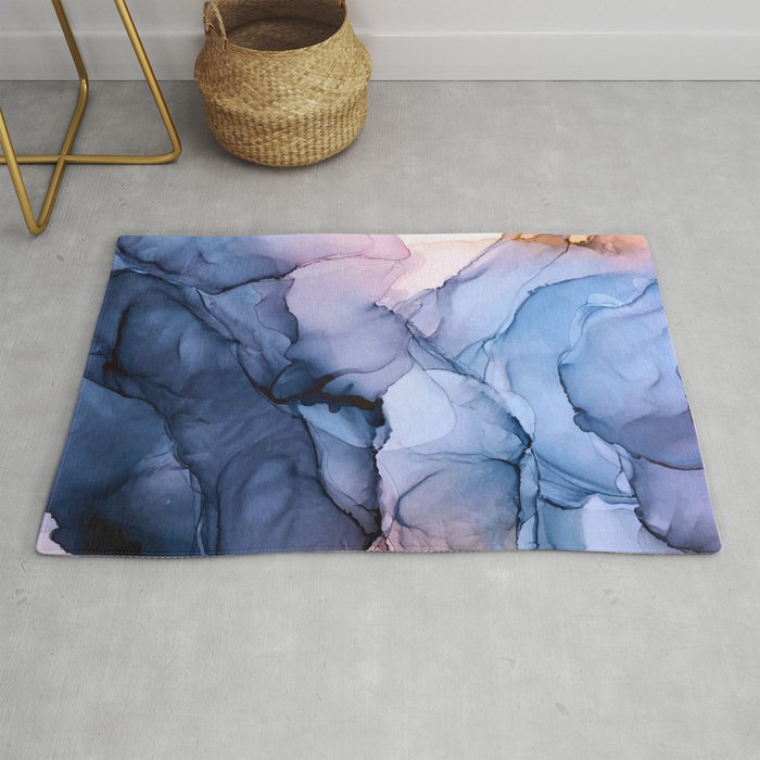 Captivating 1 - Alcohol Ink Painting Rug