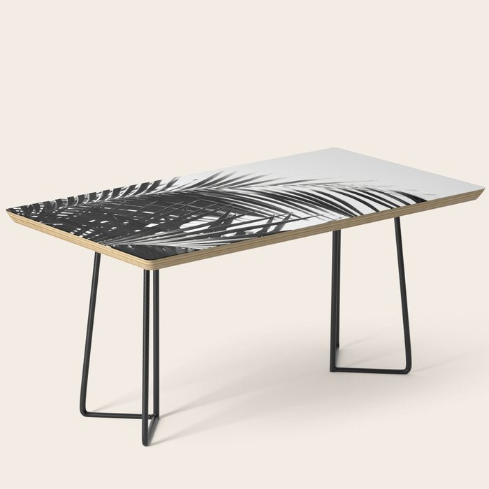 Palm Leaves Black & White Vibes #3 #Tropical #Decor #Art #Homestorie Coffee Table