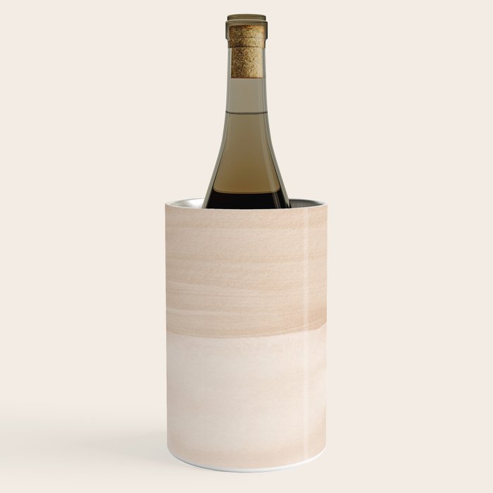 Warm Beige Abstract Minimalism #1 #Minimal #Ink #Decor #Art #Homestorie Wine Chiller