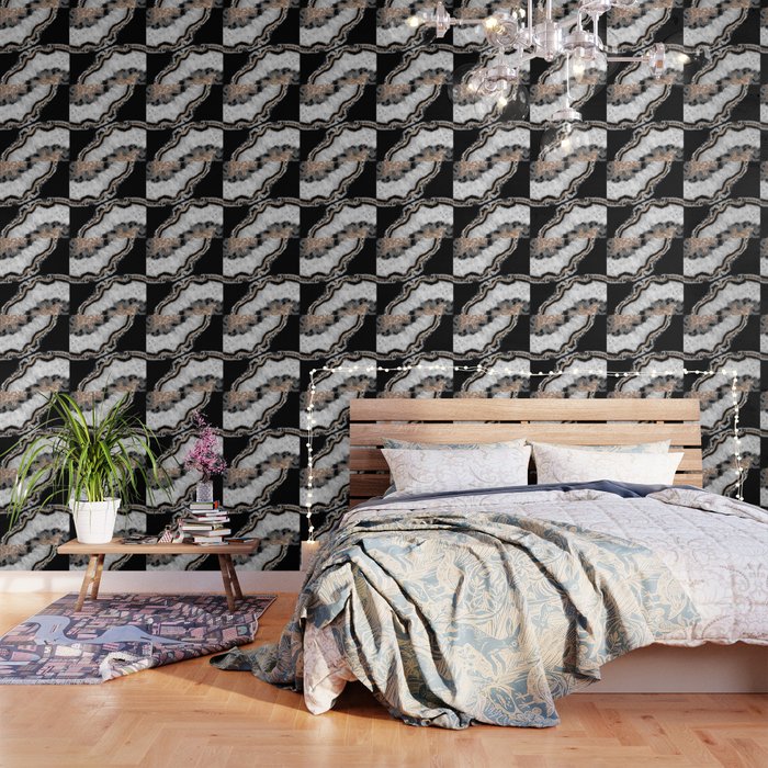 Yin Yang Agate Glitter Glam #8 #Gem #Decor #Art #Homestorie Wallpaper