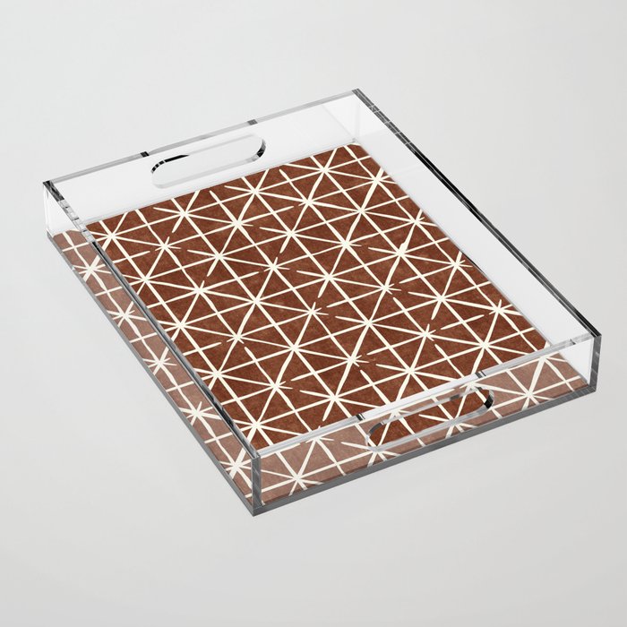 Geometric Triangles - Brandywine Acrylic Tray