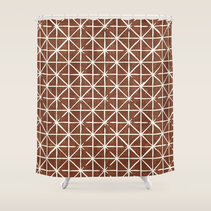 Geometric Triangles - Brandywine Shower Curtain