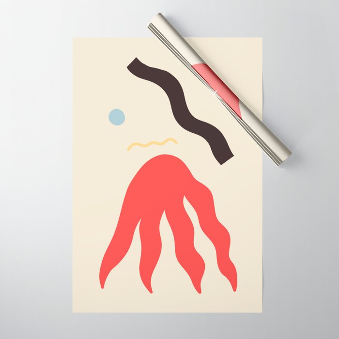 Abstract Portrait Of Anastasia Wrapping Paper