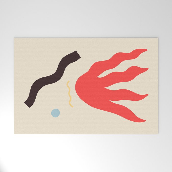 Abstract Portrait Of Anastasia Welcome Mat