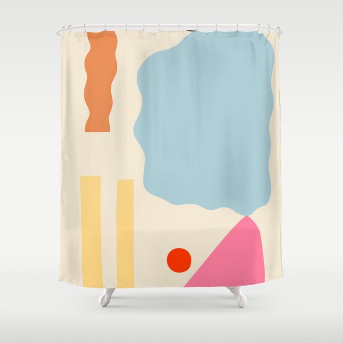 Abstract Portrait Of Alyona Shower Curtain