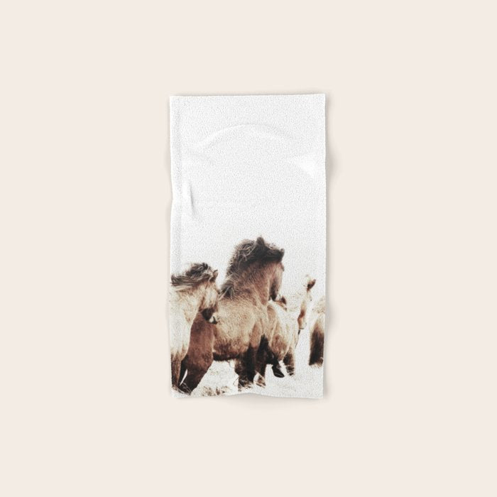 Wild And Free 2 - Horses Of Iceland Bath Towel