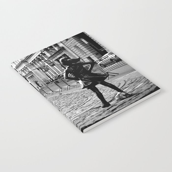 Fearless Girl And The Charging Bull Notebook