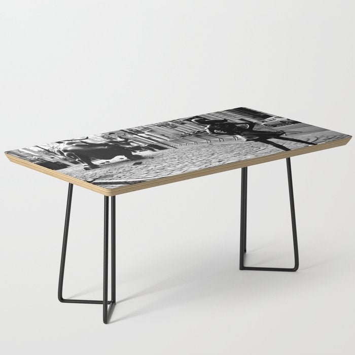 Fearless Girl And The Charging Bull Coffee Table