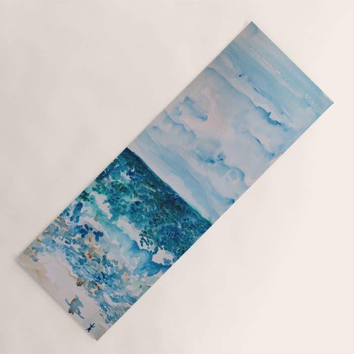 Cabo Beach Mexico Watercolor #1 Yoga Mat