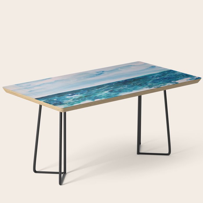 Cabo Beach Mexico Watercolor #1 Coffee Table