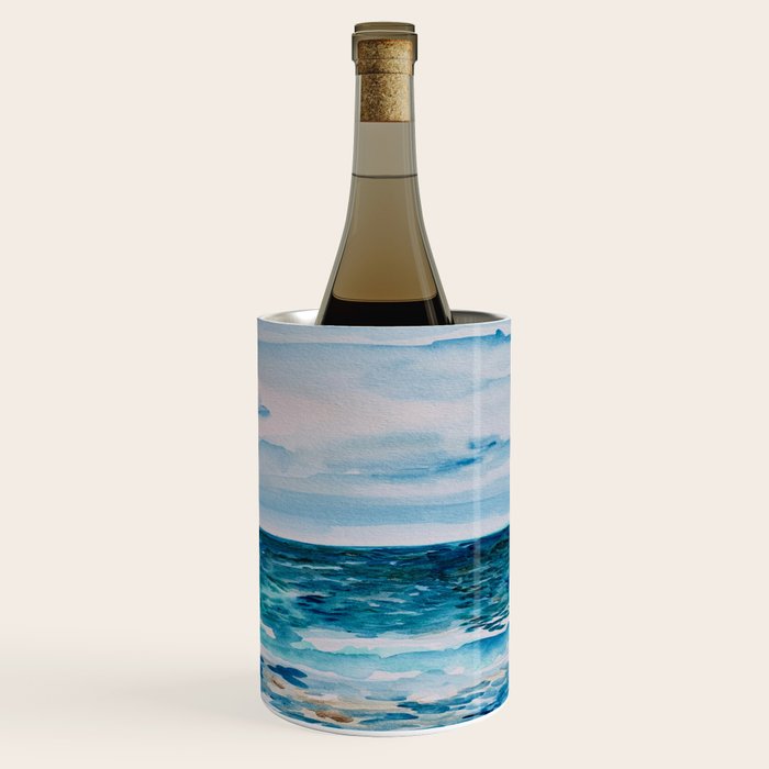 Cabo Beach Mexico Watercolor #1 Wine Chiller