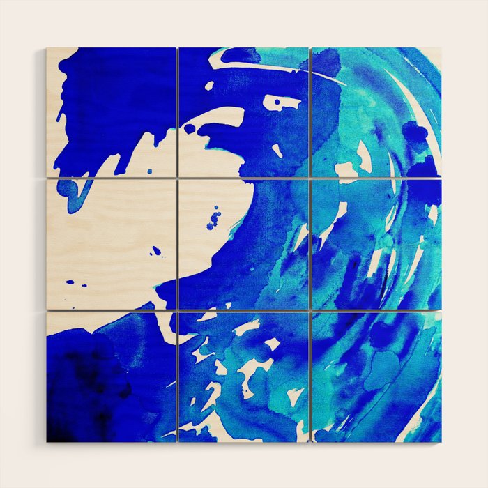 Save The Water Watercolour Wood Wall Art