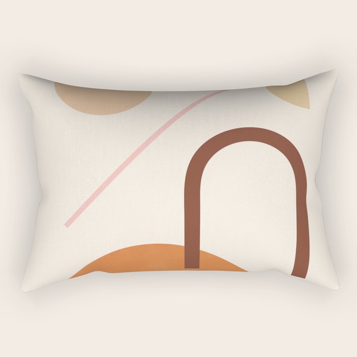 Abstraction_geometric_shape_art_minimalism_001c Rectangular Pillow