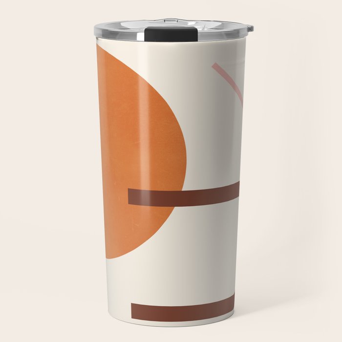 Abstraction_geometric_shape_art_minimalism_001c Travel Mug