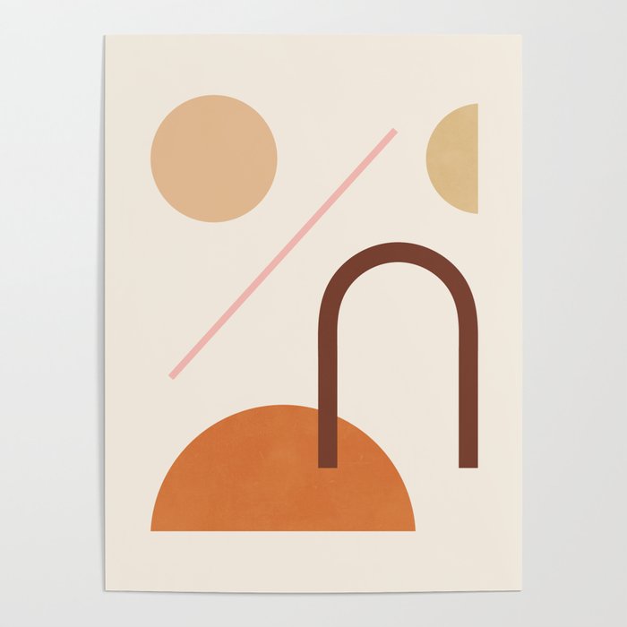 Abstraction_geometric_shape_art_minimalism_001c Poster