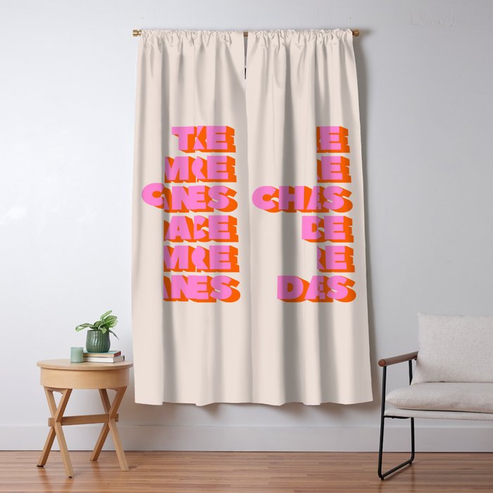 Take More Chances Dance More Dances Window Curtain