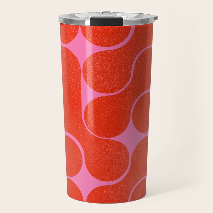 Abstract Mid-Century Shapes No 6 Travel Mug