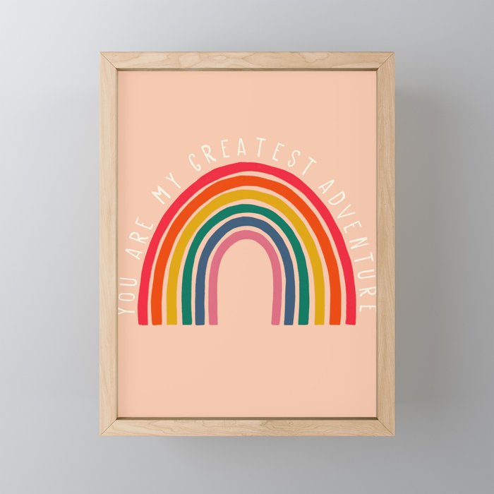 You Are My Greatest Adventure Mini Art Print