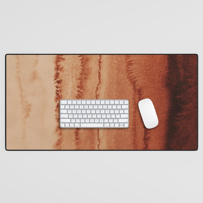 Within The Tides - Cinnamon Dark Desk Mat