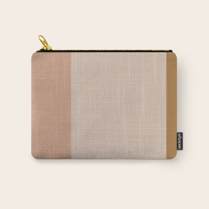 Contemporary Color Block X Carry All Pouch