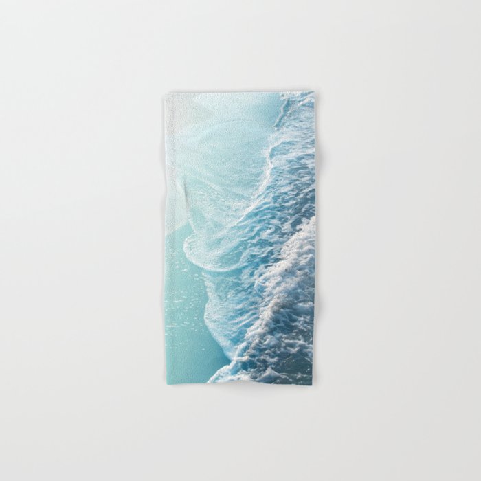 Soft Turquoise Ocean Dream Waves #1 #Water #Decor #Art #Homestorie Bath Towel