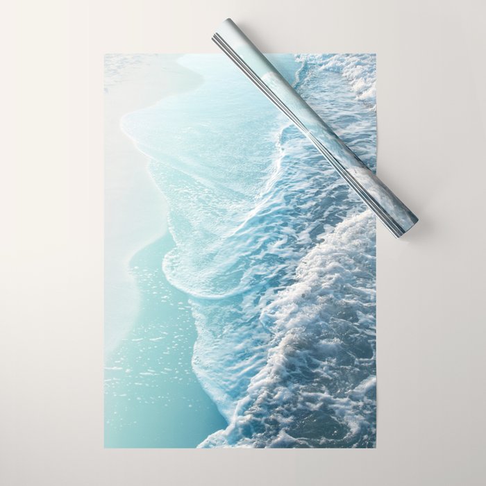 Soft Turquoise Ocean Dream Waves #1 #Water #Decor #Art #Homestorie Wrapping Paper