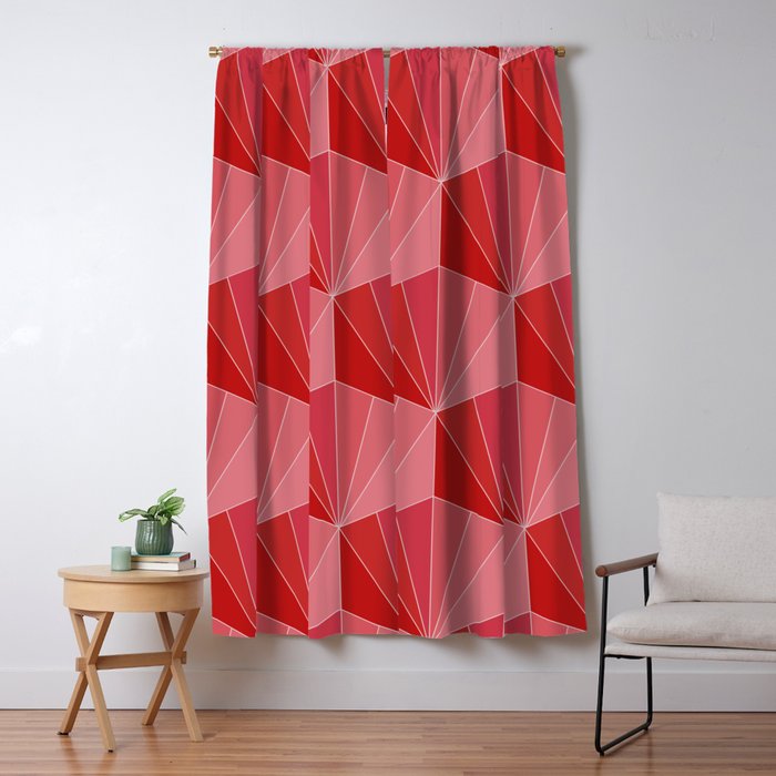 Gisela Color Block Pattern Xii Window Curtain