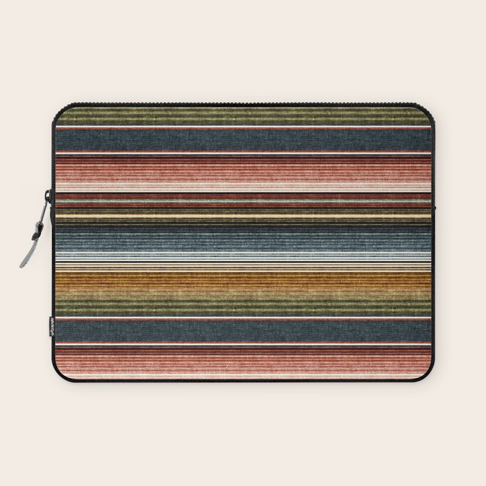 Serape Southwest Stripe - Earth Tones Laptop Sleeve