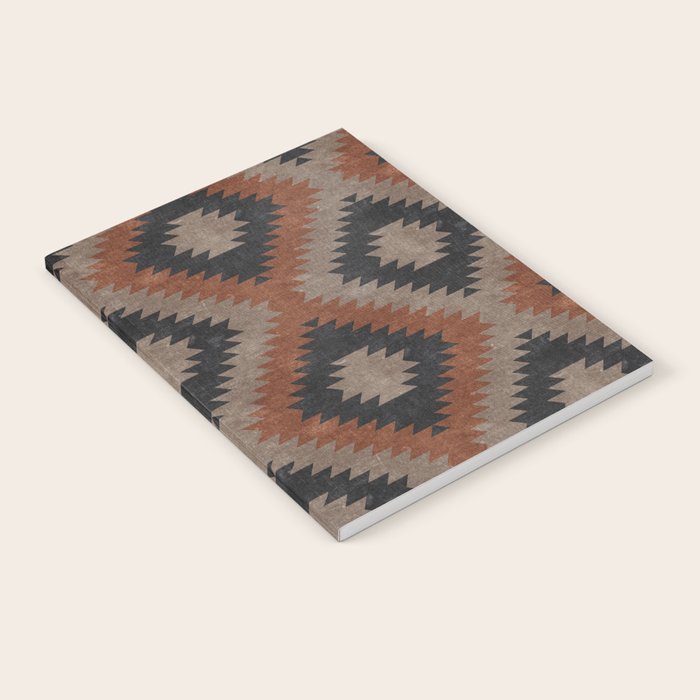 Aztec Neutrals - Inkwell & Taupe Notebook