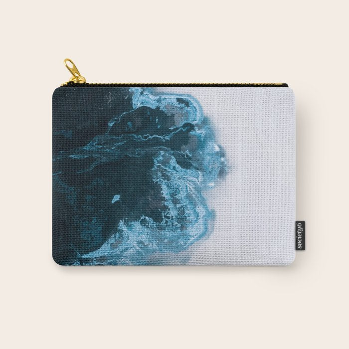 Abstract Lake In Iceland Carry All Pouch