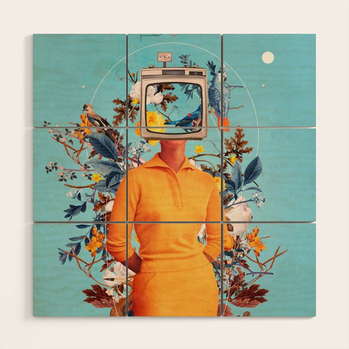 Don'T Feed The Monitors With Your Dreams Wood Wall Art