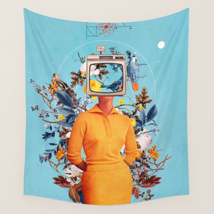 Don'T Feed The Monitors With Your Dreams Wall Tapestry