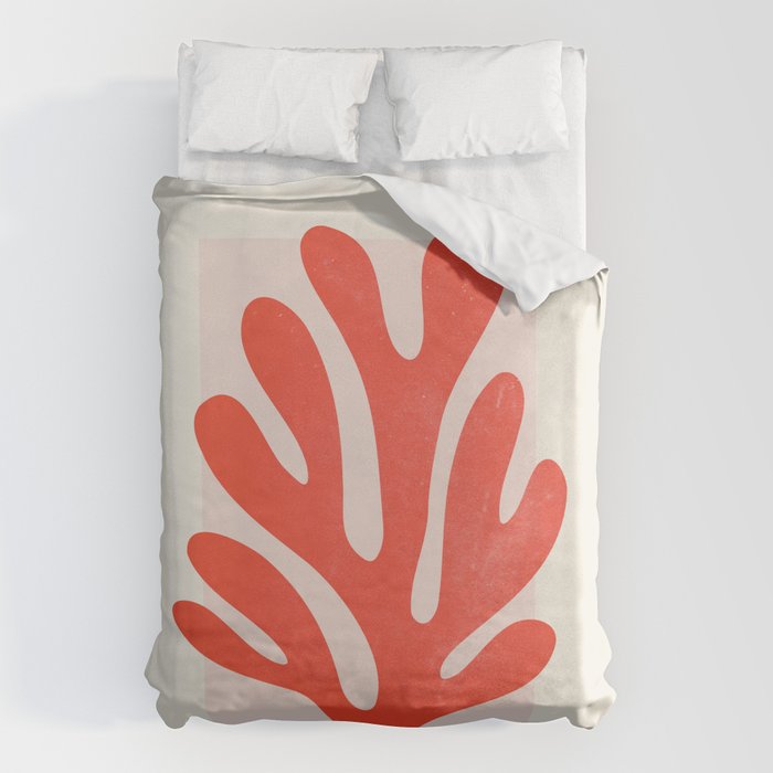 Jazz Leaf: Matisse Edition | Mid Century Series Duvet Cover