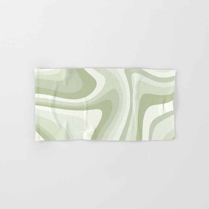 Abstract Wavy Stripes Lxxviii Bath Towel