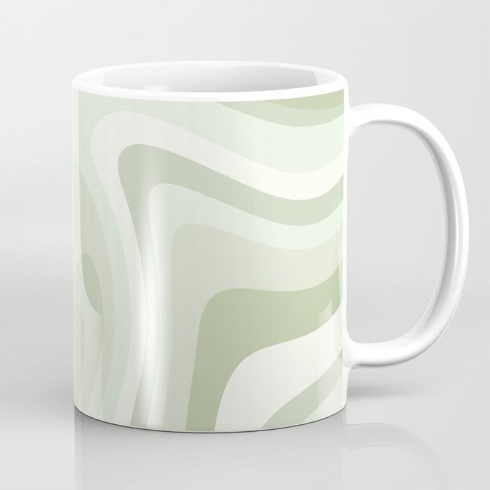 Abstract Wavy Stripes Lxxviii Coffee Mug