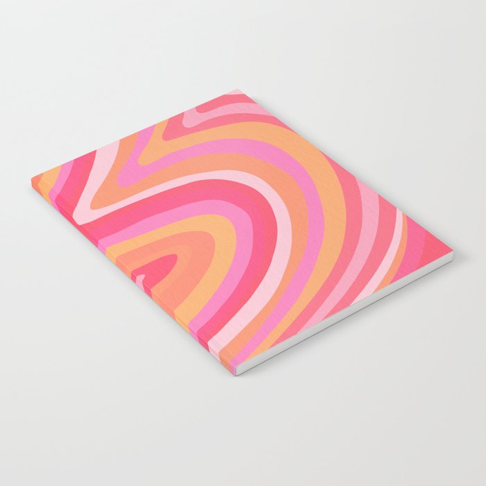 Sunshine Melt - Pink & Peach Palette Notebook