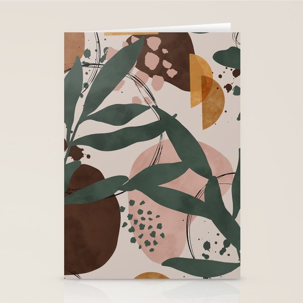 Abstract Nature Painting 89 Stationery Card