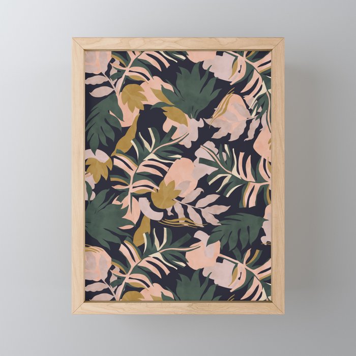 Abstract Nature Tropical 34 Mini Art Print