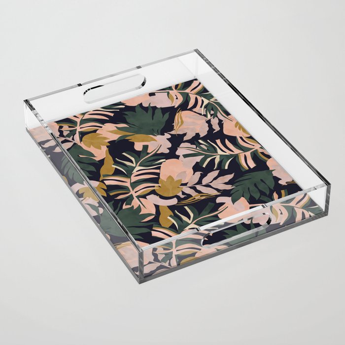Abstract Nature Tropical 34 Acrylic Tray