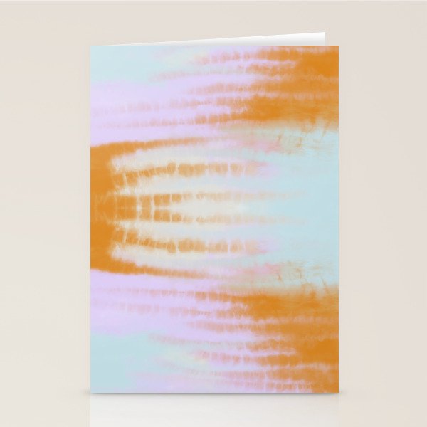 Pastel Colors Tie Dye 71 Stationery Card