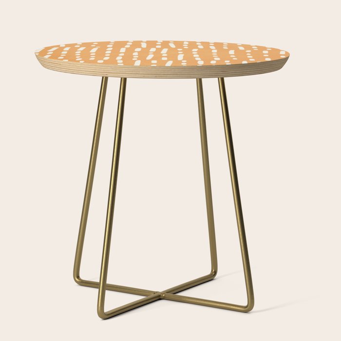 Minimalist Series: Scandi Lines, Orange Side Table