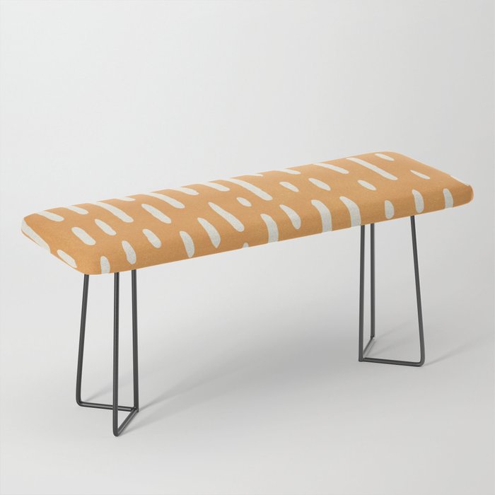 Minimalist Series: Scandi Lines, Orange Bench