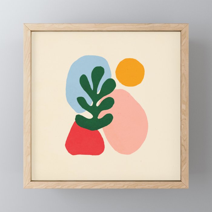 Wildlife | Cutouts By Henri Matisse Mini Art Print