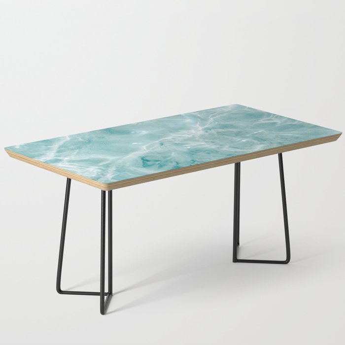 Clear Blue Water | Colorful Ocean Photography Print | Turquoise Sea Coffee Table
