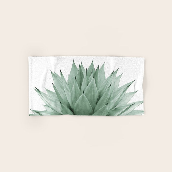 Agave Green Summer Vibes #1 #Tropical #Decor #Art #Homestorie Bath Towel