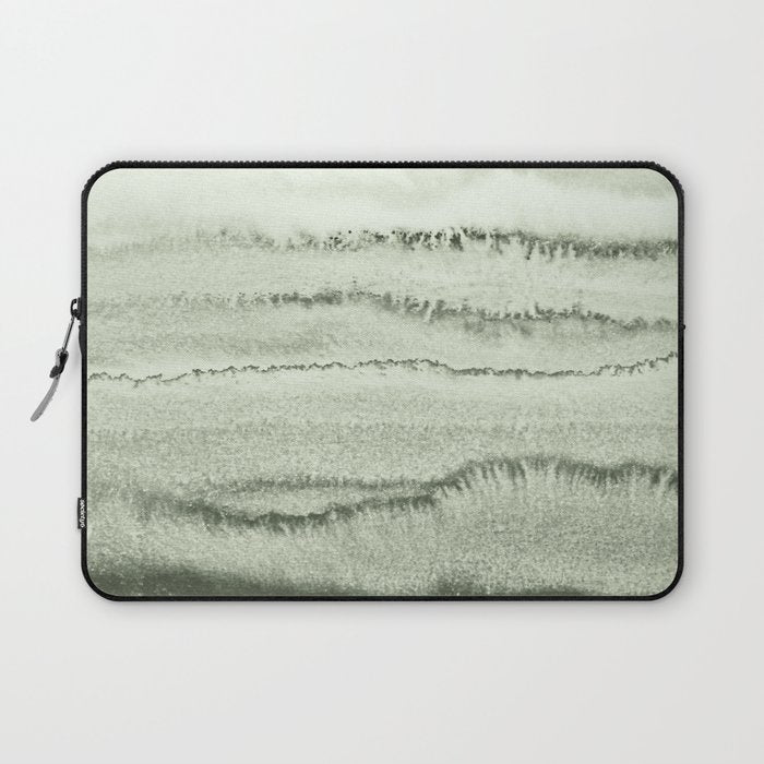 Within The Tides - Sage Green By Ms  Laptop Sleeve